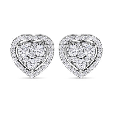 New York Kollektion- SI GH Diamant Herz Ohrringe- 0,75 ct.