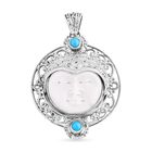 Royal Bali Kollektion- Sleeping Beauty Türkis und Ochsenknochen-Anhänger - 0,61 ct. image number 0