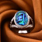 Royal Bali Kollektion - Abalone Muschel Ring, 925 Silber, ca. 0,01 ct. image number 1