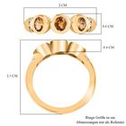 AA Natürlicher goldener Tansanit und Zirkon Ring - 0,55 ct. image number 6