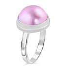 Royal Bali Kollektion- Rosa Mabe Perle Ring image number 3