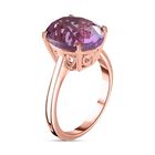 AA Rose De France Amethyst Ring, 925 Silber rosévergoldet (Größe 18.00) ca. 4.82 ct image number 4