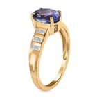 AA Tansanit und Diamant Ring - 2,07 ct. image number 3