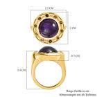 Afrikanischer Amethyst und mehrfarbiger Turmalin-Ring - 7,05 ct. image number 6