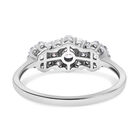 LUXORO IGI zertifizierter SI G-H Labor-Diamant-Cluster-Ring - 1 ct. image number 4