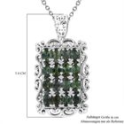 Grüner Turmalin und Zirkon-Anhänger mit 50cm Kette - 3,92 ct. image number 4