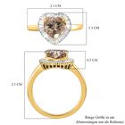 ILIANA AAA Turkizit und Diamant Ring in 750 Gelbgold - 2,33 ct. image number 4