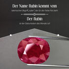 Afrikanischer Rubin und Diamant-Anhänger - 4,74 ct. image number 3