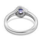 Tansanit und Zirkon Ring - 0,54 ct. image number 5