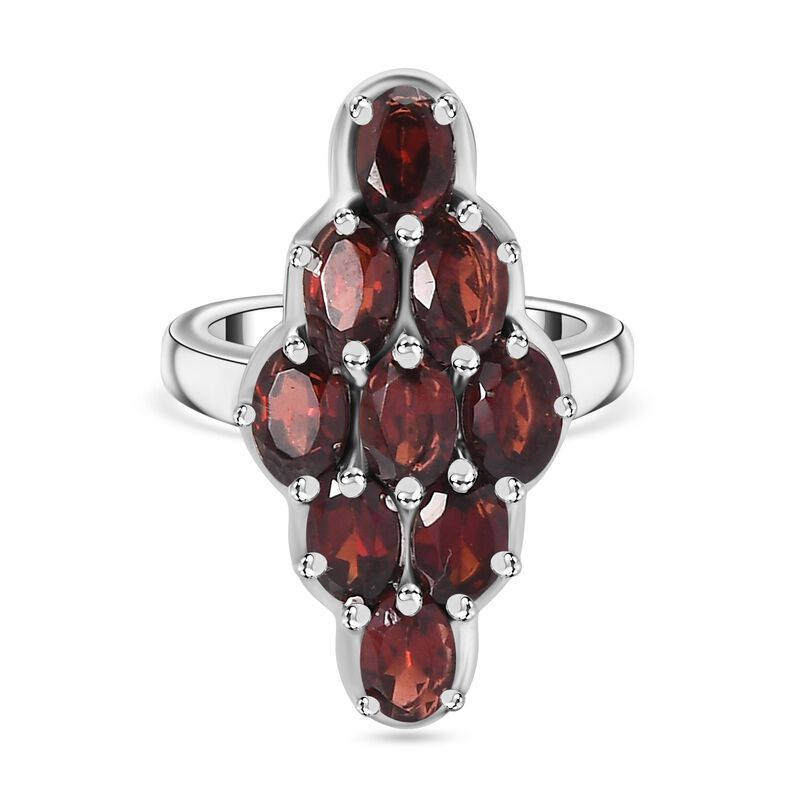 Roter Granat-Ring - 5,13 ct. image number 0