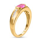 Ilakaka rosa Saphir und Zirkon-Ring - 1,23 ct. image number 4