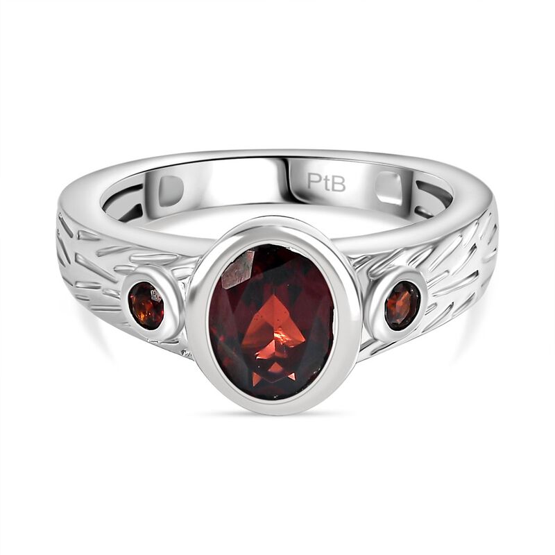 Roter Granat-Ring - 1,59 ct. image number 0