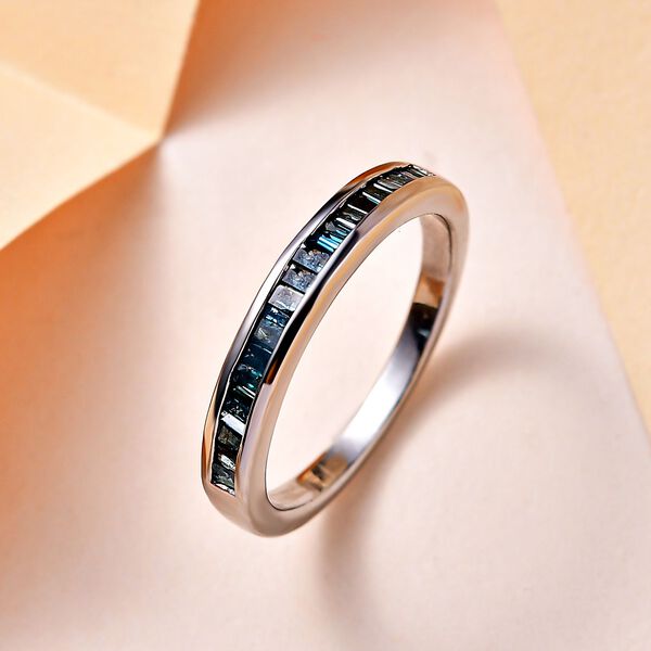 Blauer Diamant-Ring - 0,25 ct. image number 1