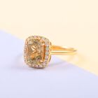 ILIANA AAA Turkizit und SI GH Diamant-Ring in 750 Gelbgold - 2,65 ct. image number 7