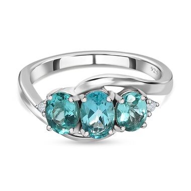 Minz Apatit und Zirkon Trilogie Ring - 1,31 ct.