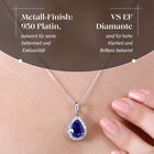 RHAPSODY AAAA Tansanit und VS EF Diamant Anhänger in 950 Platin - 5,59 ct. image number 2