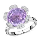 Rose De France Amethyst und Zirkon-Ring - 5,93 ct. image number 2