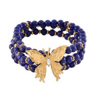 Flexibles Lapislazuli-Armband - 160 ct.