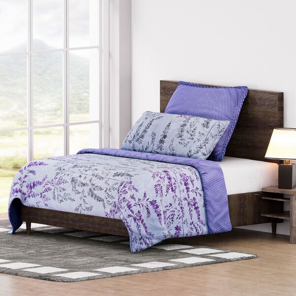 6-teiliges Bettbezug Set, 2 Bettbezüge, 4 Kissenbezüge, violett image number 0