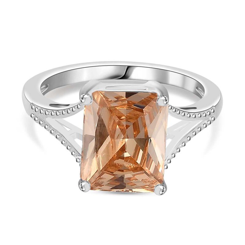 Champagner Zirkonia Ring image number 0