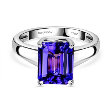 RHAPSODY AAAA Tansanit Ring in 950 Platin - 3,82 ct.