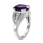 AAA Marokkanischer Amethyst und Zirkon-Ring - 4,99 ct. image number 4