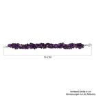 Afrikanischer Amethyst Armband ca. 19 cm 925 Silber rhodiniert ca. 110.00 ct image number 4