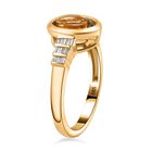 AAA natürlicher goldener Tansanit und Diamant Ring in 585 Gold - 2,14 ct. image number 6