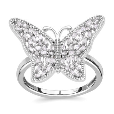 Diamant-Ring mit Schmetterling-Design - 0,33 ct.