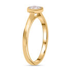 IGI zertifizierter SI GH Labor-Diamant-Ring in 585 Gelbgold - 1 ct. image number 5