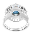 Royal Bali Kollektion- Larimar und Blautopas Ring - 5,89 ct. image number 4