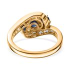 Blauer Saphir und Zirkon-Ring - 1,96 ct. image number 7