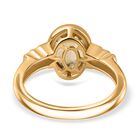 AAA natürlicher goldener Tansanit und Diamant Ring in 585 Gold - 2,14 ct. image number 7