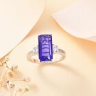 Tansanit-Farbe Quarz und Zirkon Ring - 4,75 ct. image number 1