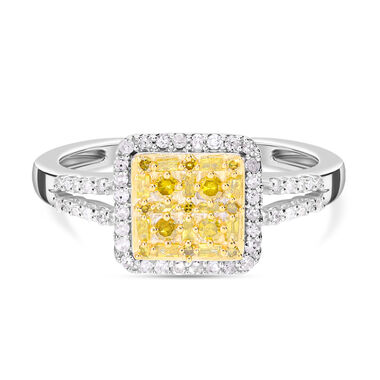 Gelber Diamant Ring - 0,50 ct.