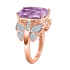 GP Italian Garden Kollektion- Rose De France Amethyst, Zirkon und Saphir-Ring - 7,01 ct. image number 4