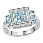 AA blauer Zirkon-Ring - 2,54 ct. image number 3