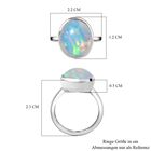 AAAA Natürlicher, äthiopischer Welo Opal Ring in 950 Platin - 5,27 ct. image number 4