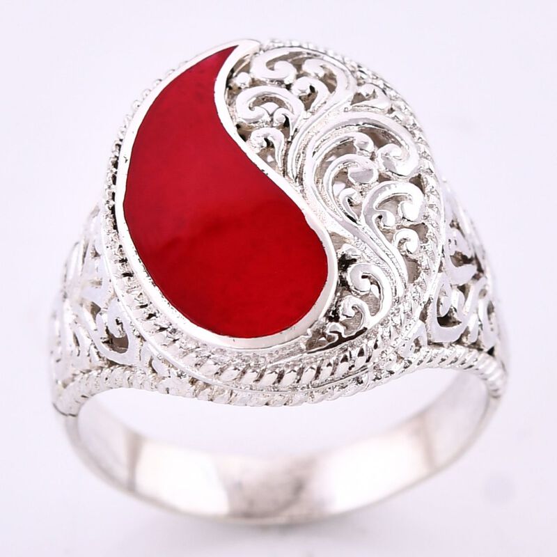 Royal Bali Kollektion - Koralle Ring image number 0