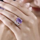 GP Italian Garden Kollektion- Rose De France Amethyst, Zirkon und Saphir-Ring - 7,01 ct. image number 2