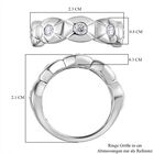 Weißer Zirkonia Ring 925 Silber rhodiniert (Größe 16.00) ca. 0,76 ct image number 6