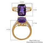 AA Lusaka Amethyst und Zirkon Ring - 7,24 ct. image number 4