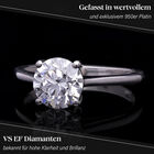 SGL zertifizierter VS EF Labor Diamant Ring in 950 Platin - 2 ct. image number 2