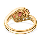 Roter Saphir und Zirkon-Ring - 1,99 ct. image number 7