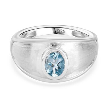 AAA Aquamarin Ring, ca. 0,67 ct.