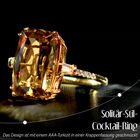 ILIANA AAA Turkizit und SI GH Diamant Ring in 750 Gelbgold - 8,72 ct. image number 1