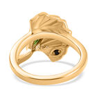 GP Italian Garden Kollektion- AA Natürlicher Chromdiopsid und Kanchanaburi blauer Saphir-Ring - 0,26 ct. image number 5