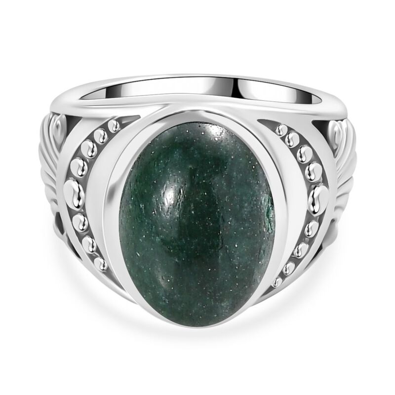 Grüner Aventurin-Ring - 6,56 ct. image number 0