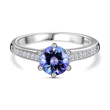 AA Tansanit und Moissanit Ring - 1,50 ct.