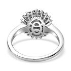 Alexandrit-Ring, 925 Silber platiniert  ca. 0,81 ct image number 5